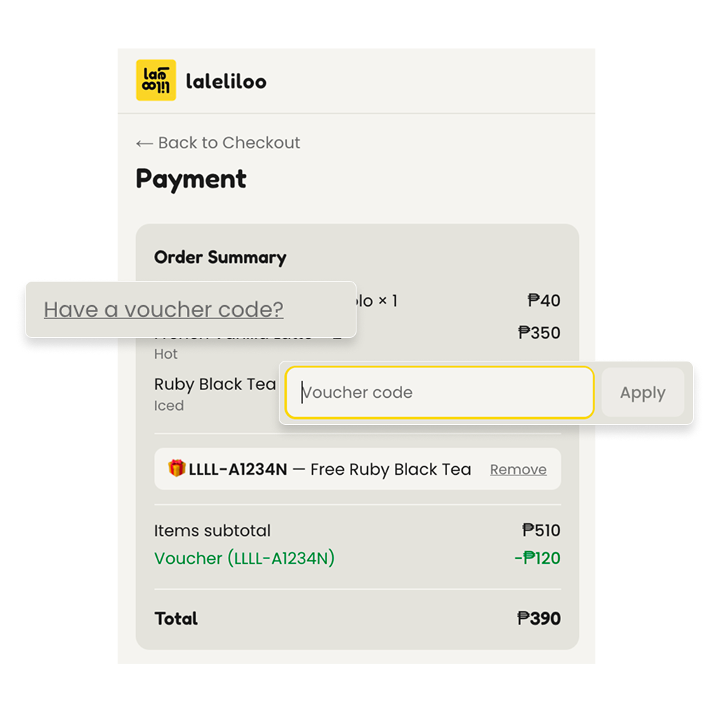 Enter code